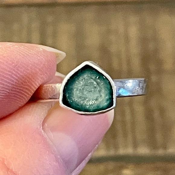 Blue Indicolite Tourmaline Ring - Picture 4 of 4